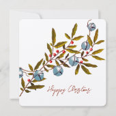 Jingle Bells Greeting Feestdagenkaart (Voorkant)