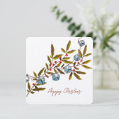 Jingle Bells Groet Feestdagenkaart (Staand voorkant)