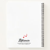 Jingle Bells helemaal tot in het kerstboek Notitieboek (Achterkant)