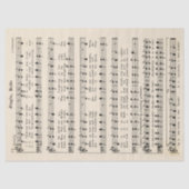 Jingle Bells Holiday Tissue and Decoupage Paper Tissuepapier (Voorkant)