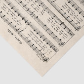 Jingle Bells Holiday Tissue and Decoupage Paper Tissuepapier (Detail)