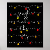 Jingle Bells Jingle All The Way Sleigh Bells Chris Poster (Voorkant)
