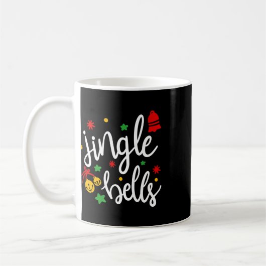 Jingle Bells Jingle All The Way Xmas Gift Christma Koffiemok (Links)