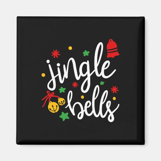 Jingle Bells Jingle All The Way Xmas Gift Christma Magneet (Voorkant)