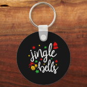 Jingle Bells Jingle All The Way Xmas Gift Christma Sleutelhanger (Voorkant)