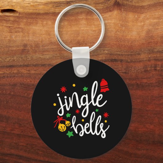 Jingle Bells Jingle All The Way Xmas Gift Christma Sleutelhanger (Voorkant)