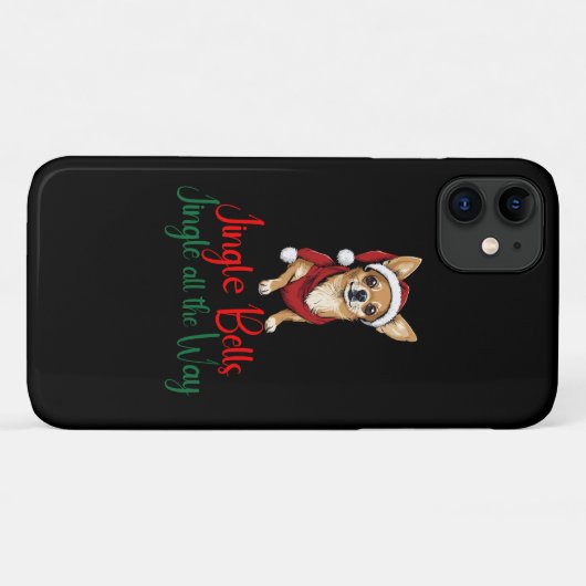 Jingle bells, jingle helemaal Hond Case-Mate iPhone Case (Achterkant (horizontaal))