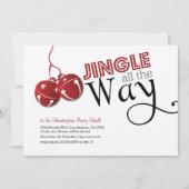 Jingle Bells kerstfeestdag Kaart (Voorkant)