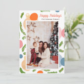 Jingle Bells kerstfotokaart Kaart (Staand voorkant)