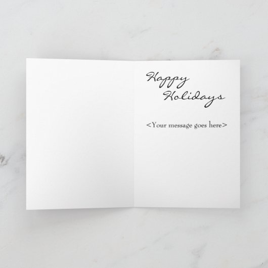 "Jingle Bells" kerstkaarten met bewerkbare tekst Feestdagen Kaart (Binnen)