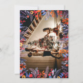 Jingle Bells Kerstmis Brunch Party Kaart (Achterkant)