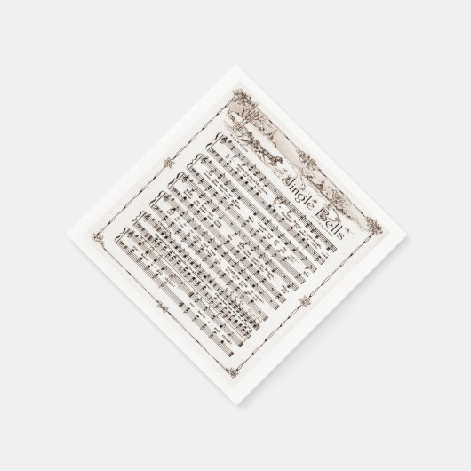  Jingle bells Kerstservetten Servet (Hoek)