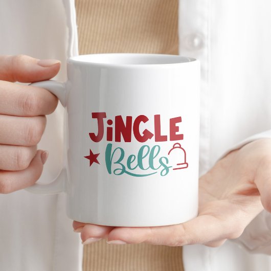 Jingle Bells Koffie Thee Kerstvakantie Koffiemok