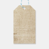 Jingle Bells Label met kerstcadeaus Cadeaulabel (Achterkant)