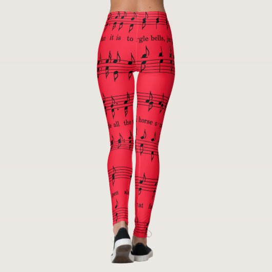 Jingle Bells Leggings (Achterkant)