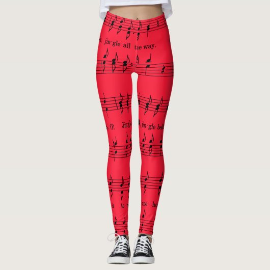 Jingle Bells Leggings (Voorkant)