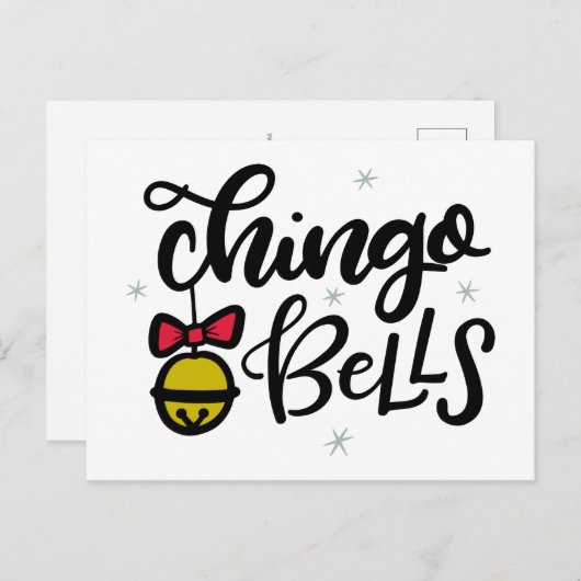 Jingle Bells (maar met een Spaans accent) Kerstmis Briefkaart (Voorkant / Achterkant)