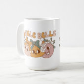 Jingle Bells Merry Christmas Drink koffie Mok (Voorkant links)