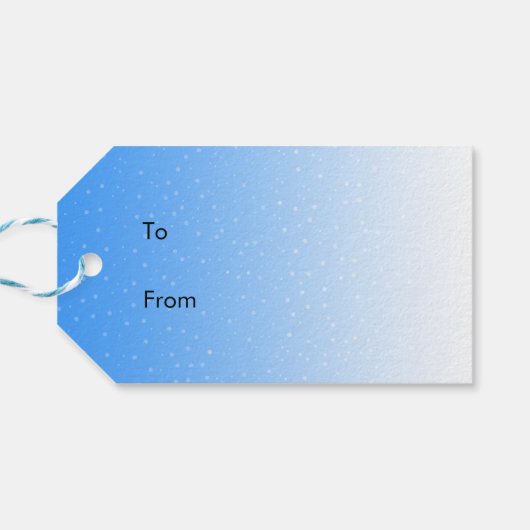 Jingle Bells met de Kerstman Cadeaulabel (Achterkant Horizontaal)