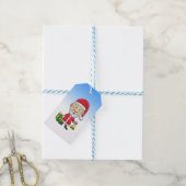Jingle Bells met de Kerstman Cadeaulabel (Met Touw)