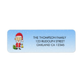 Jingle Bells met de Kerstman Etiket