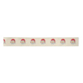 Jingle Bells met de Kerstman Satijnen Lint (Voorkant)