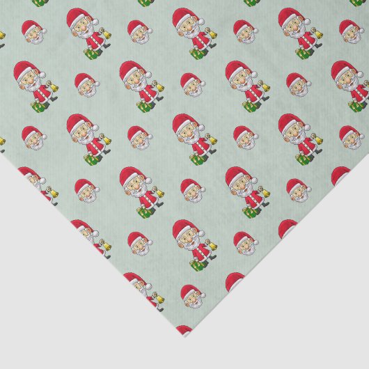 Jingle Bells met de Kerstman Tissuepapier (Detail)