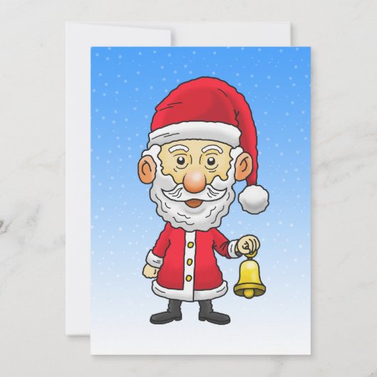 Jingle Bells met de Uitnodiging van het Kerstmisfe (Achterkant)