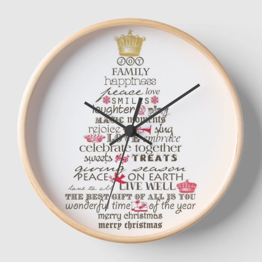 Jingle Bells (Muurklok) (Voorkant)