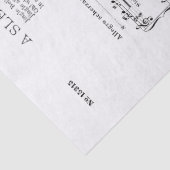 Jingle Bells Muziek Vakantie Tissue Decoupage Papi Tissuepapier (Detail)