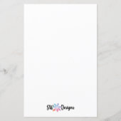 Jingle Bells Note Paper geschreven door Sue Weidli (Achterkant)