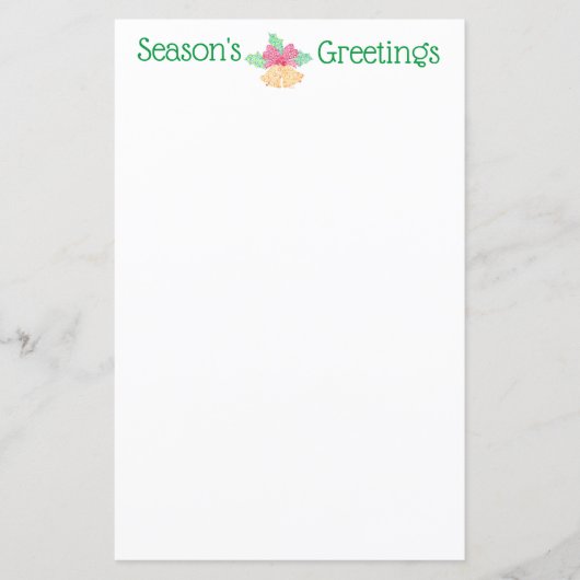 Jingle Bells Note Paper geschreven door Sue Weidli (Voorkant)