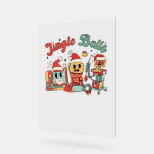 Jingle Bells Nurse, Kerstverpleegster, Grappig Ker Acryl Bord (Hoek)