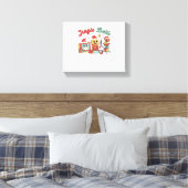 Jingle Bells Nurse, Kerstverpleegster, Grappig Ker Canvas Afdruk (Insitu (Slaapkamer))