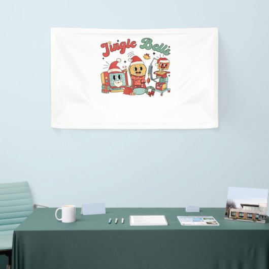 Jingle Bells Nurse, Kerstverpleegster, Grappig Ker Spandoek (Beurs)