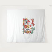 Jingle Bells Nurse, Kerstverpleegster, Grappig Ker Wandkleed (Voorkant (horizontaal))