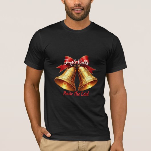 Jingle Bells, Praise the Lord T-shirt (Voorkant)