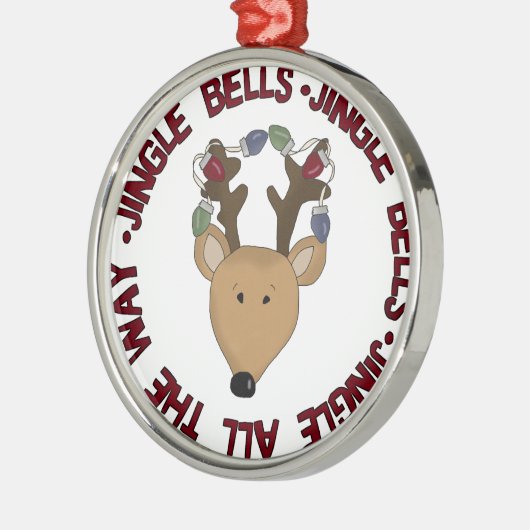 Jingle Bells Rendier Keepsake Ornament (Links)