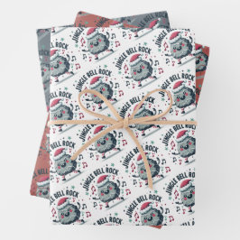 Jingle Bells Rock Christmas Wrapping Paper Sheets
