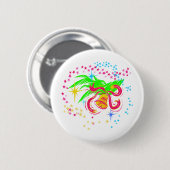 Jingle Bells Ronde Button 5,7 Cm (Voorkant /achterkant)