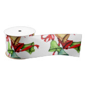 Jingle Bells Satijnen Lint (Spoel)