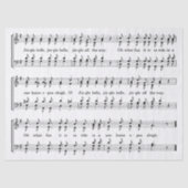 jingle bells sheet music tissue papier (Voorkant)