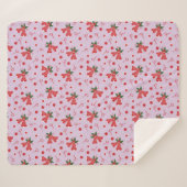 Jingle Bells Sherpa Deken (Voorkant (horizontaal))