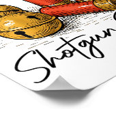 Jingle Bells Shotgun Shells (on Back)  Poster (Hoek)