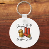 Jingle Bells Shotgun Shells (on Back)  Sleutelhanger (Voorkant)