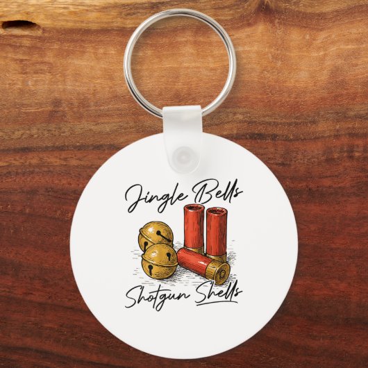 Jingle Bells Shotgun Shells (on Back)  Sleutelhanger (Voorkant)