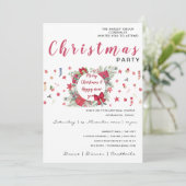 Jingle Bells Uitnodiging op maat (Staand voorkant)