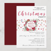 Jingle Bells Uitnodiging op maat (Voorkant / Achterkant)