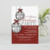Jingle Bells - Uitnodiging voor kerstfeest (Staand voorkant)