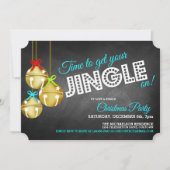 Jingle Bells - Uitnodiging voor kerstfeest (Voorkant)